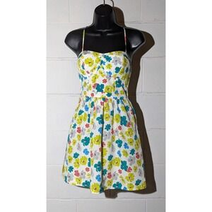American Eagle Floral Sundress Spaghetti Strap A-line Summer Dress Xsmall 0